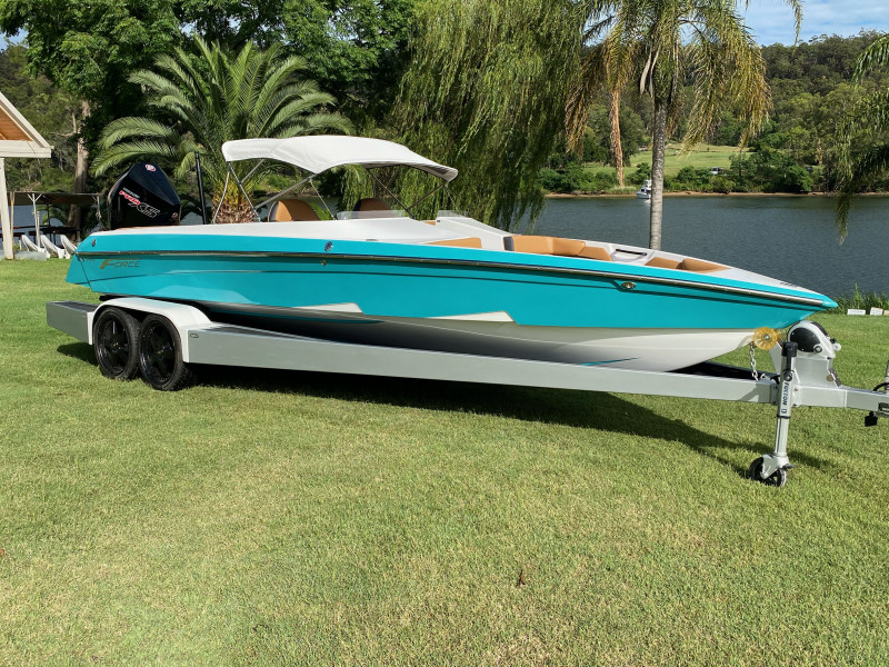 Force F21XB Powerboat,  marine vessel with cabin, spacious passenger boat